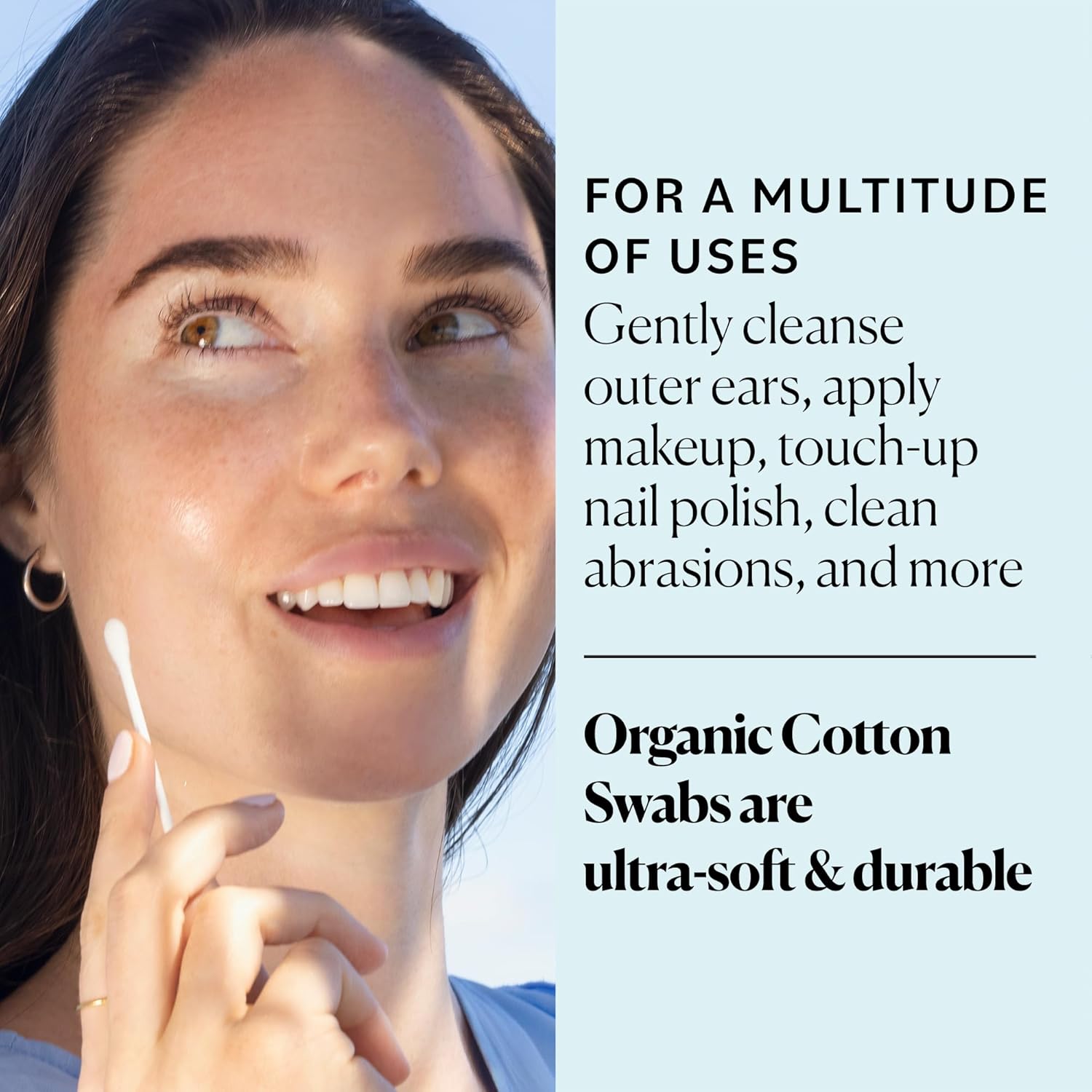 Thumbnail 2 de Sky Organics Organic Cotton Swabs 1500 Count