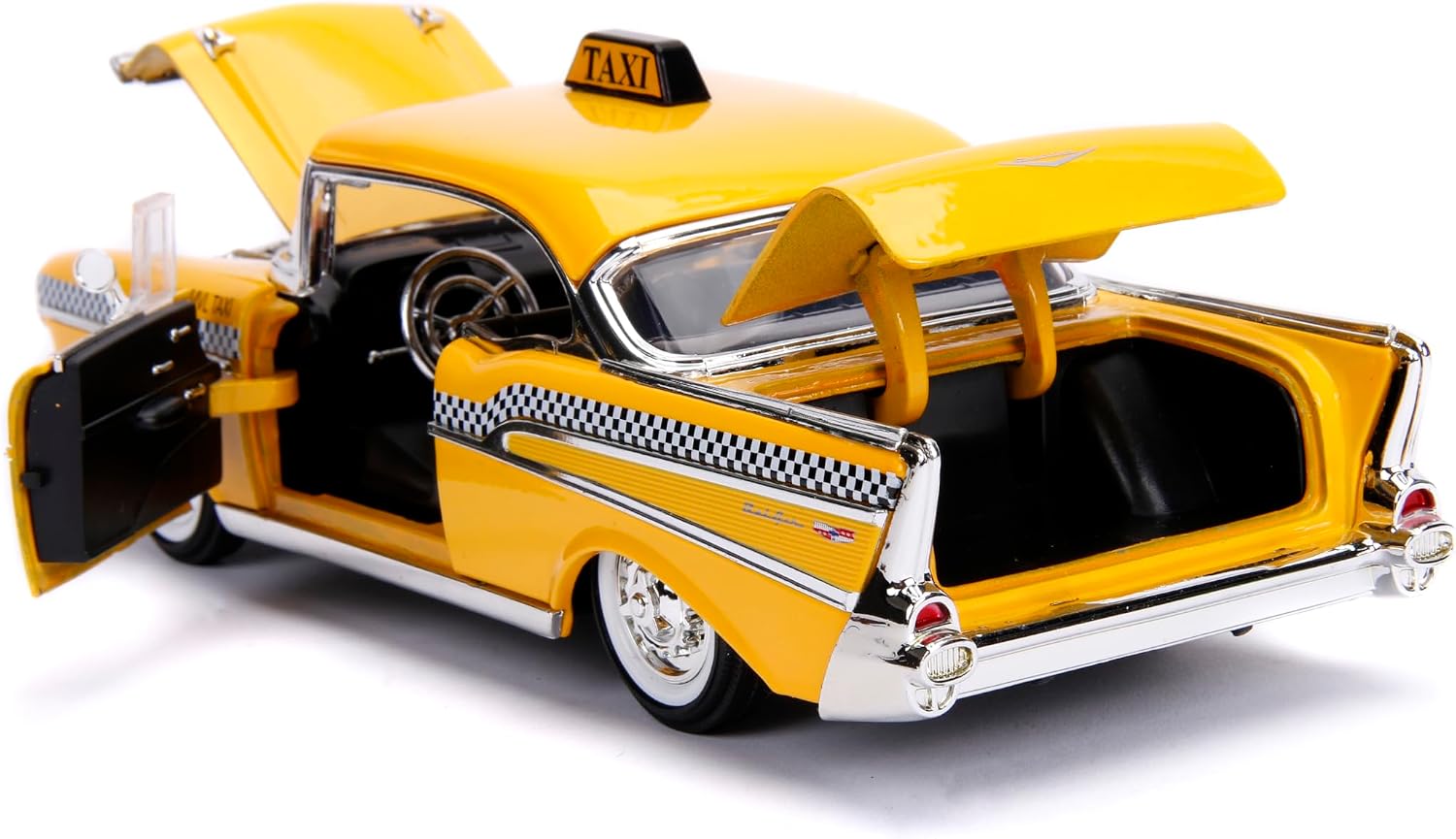 Detalle 1 de ジャダトイズ マーベル デッドプール メタルズ 1:24 ダイキャストミニカーセット 1957 シボレー・ベル・エアー
