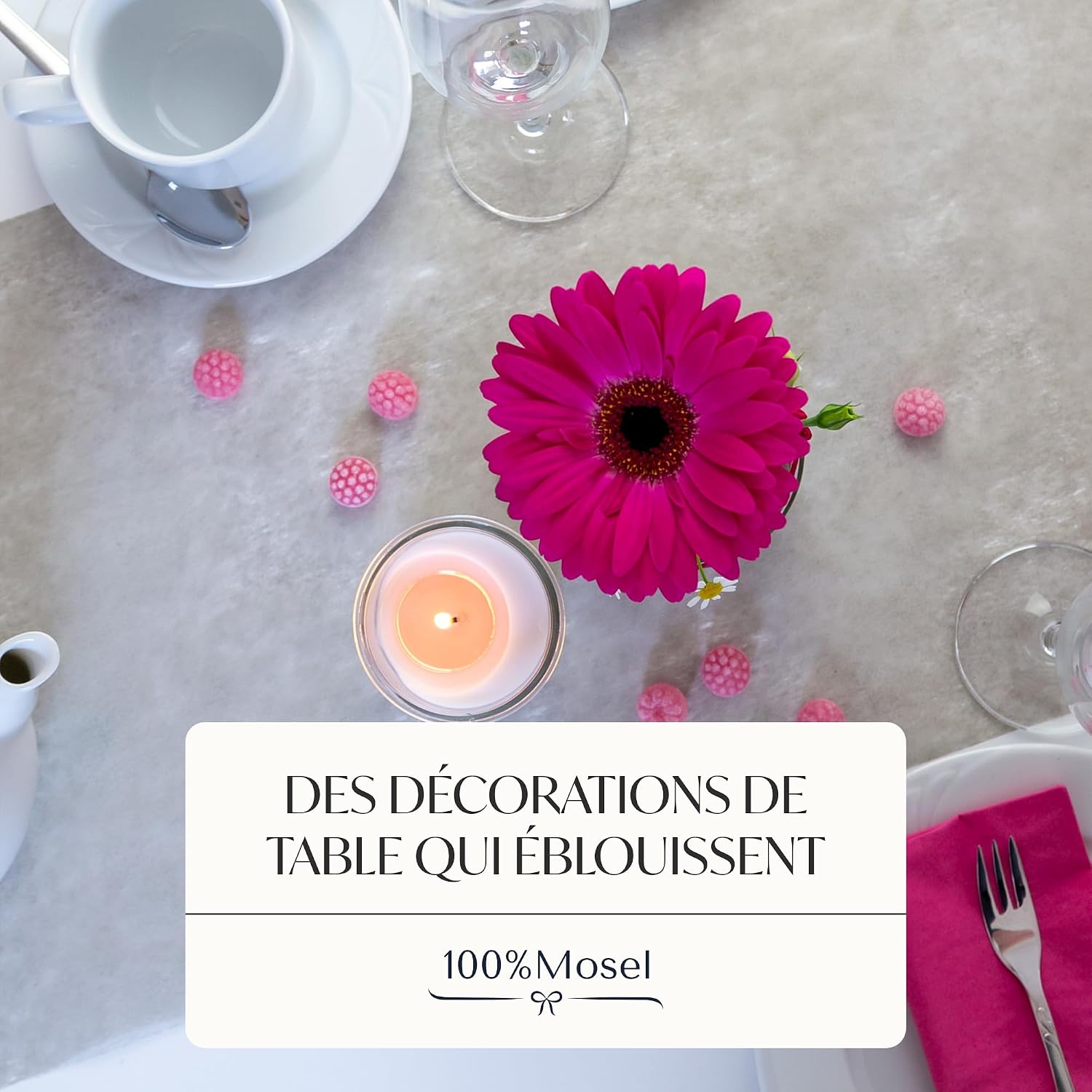 Detalle de 100%Mosel Chemin de Table 30 cm x 25 m đ