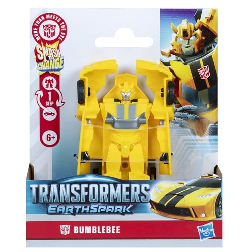Detalle 2 de Transformers EarthSpark Smash Changers Bumblebee — Figura de 1 paso