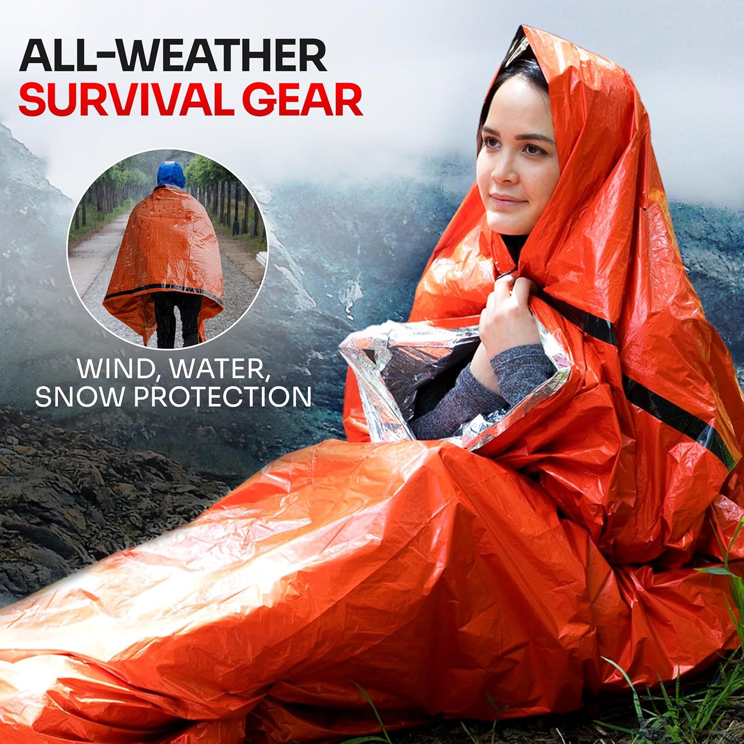 Thumbnail 3 de Emergency Sleeping Bag 84x36 🏕