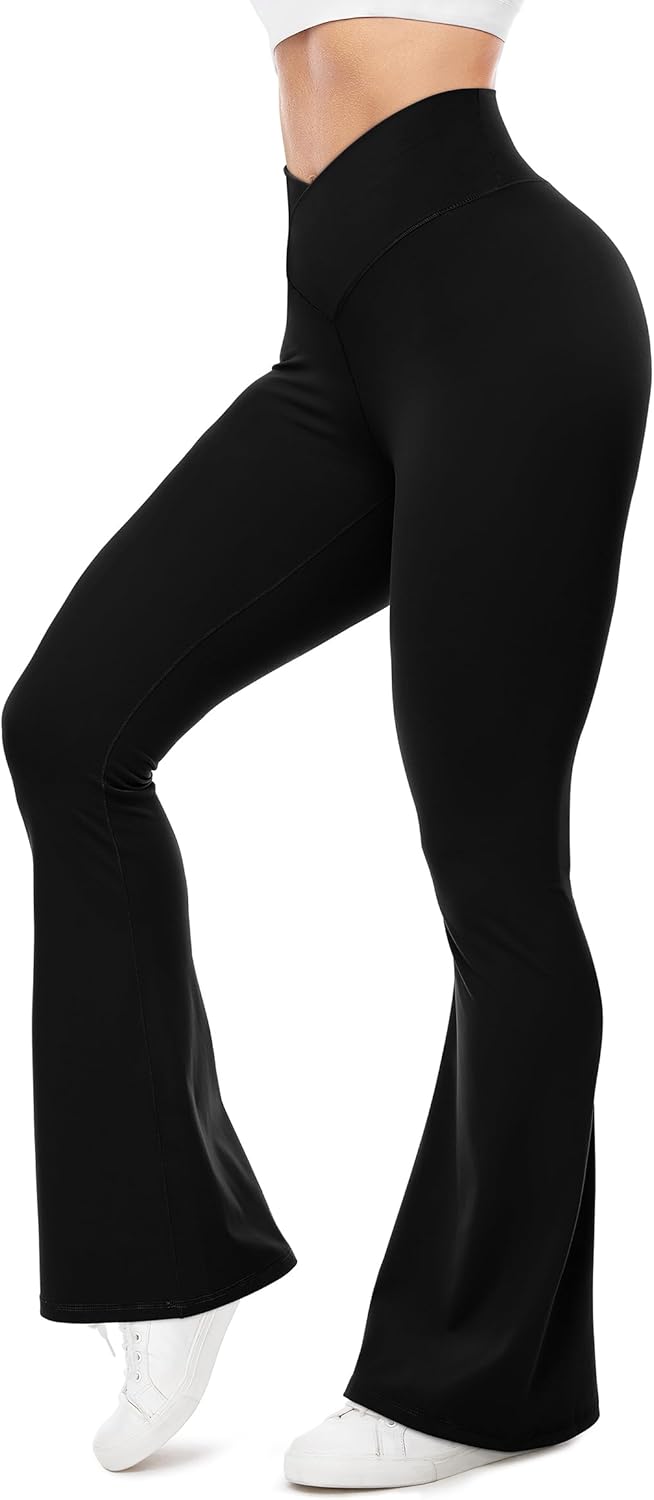 Detalle 2 de UEU Women’s High-Waist Bootcut Yoga Leggings with 29–33" Inseam