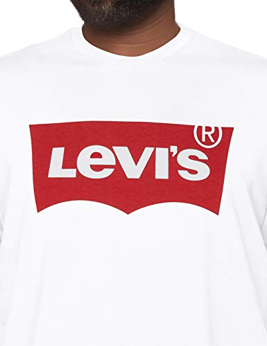 Detalle 2 de Levi’s Big & Tall Graphic Tee Batwing White en 3XL: camiseta con diseño y buena libertad de movimiento