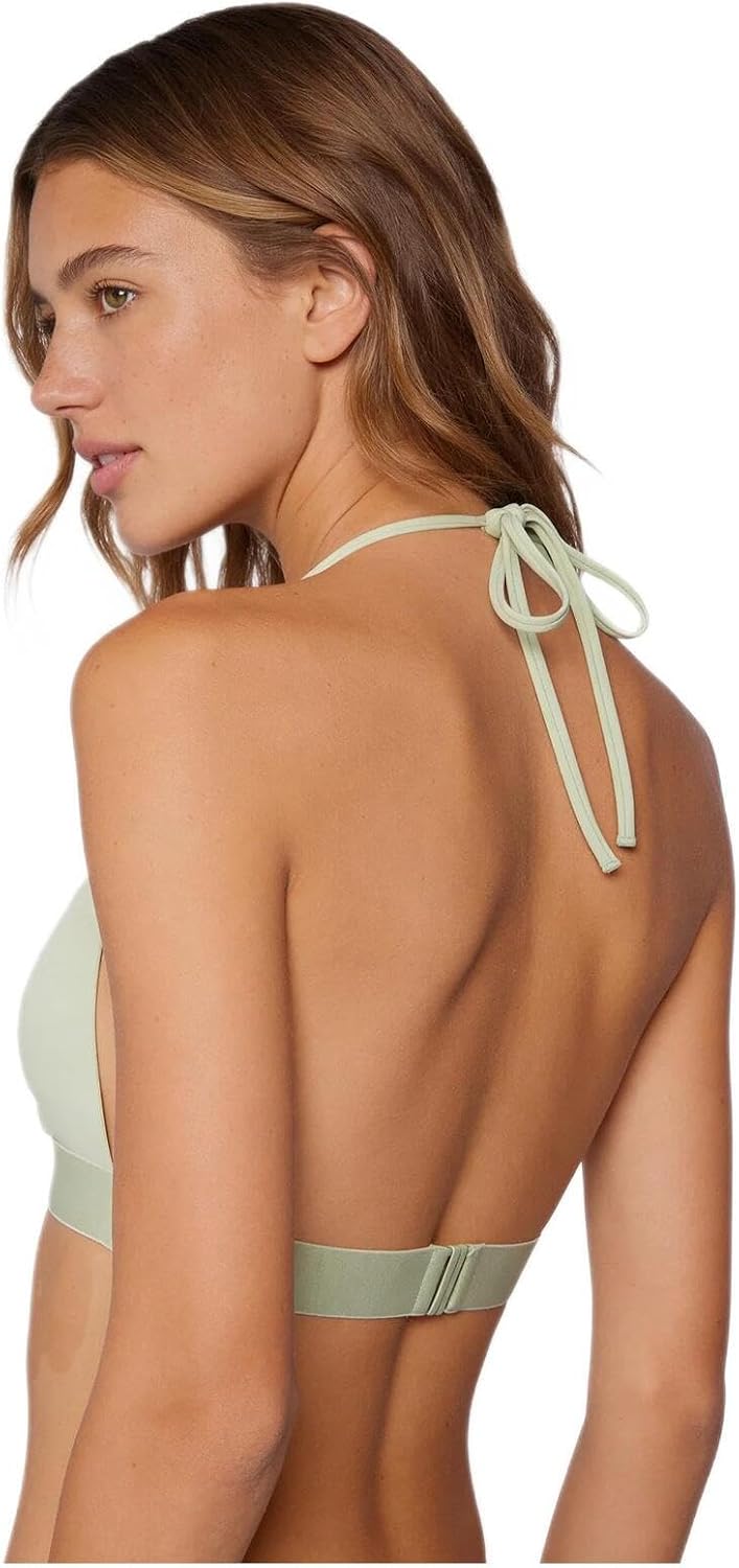 Detalle de Calvin Klein women’s halter triangle swim top (Lv00q61222)
