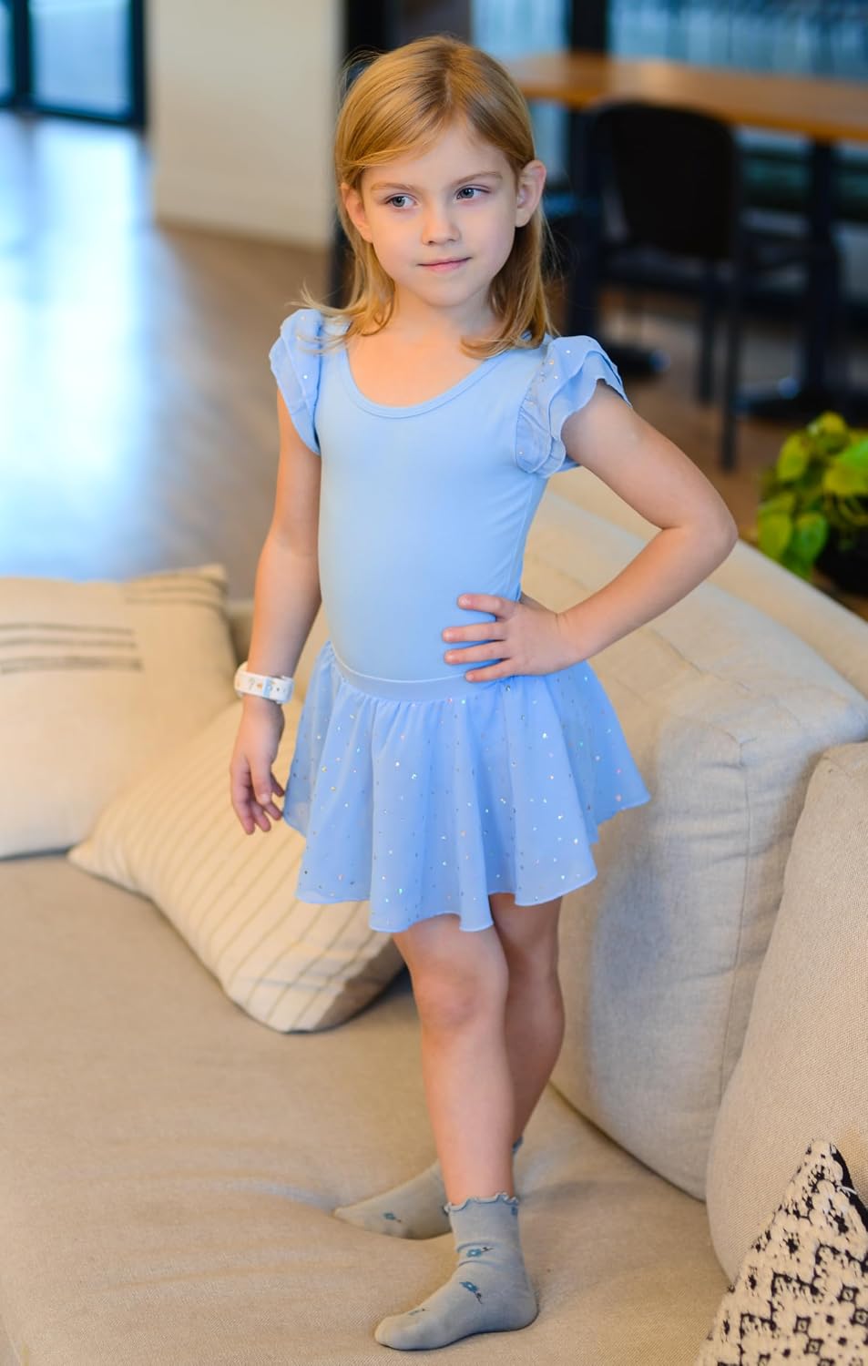 Detalle 2 de Costume balletto 2 pezzi per 2-9 anni