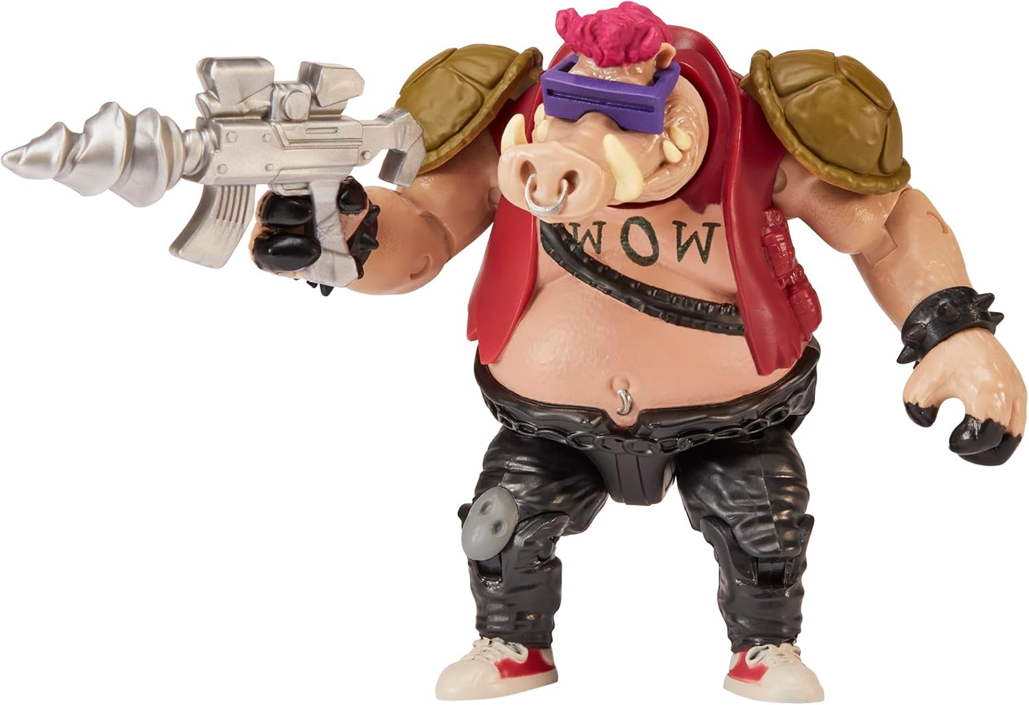 Detalle de Tortues Ninja – Bebop, figurine articulée de 11,5 cm (TU8058) par Giochi Preziosi