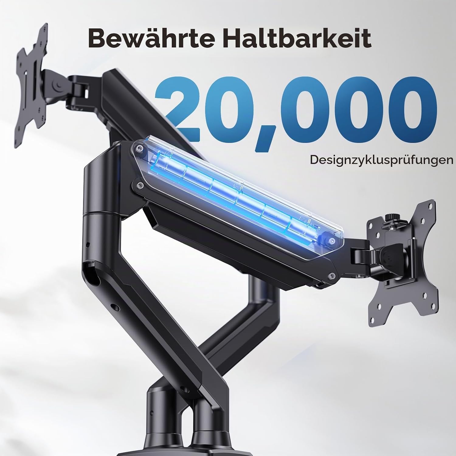 Thumbnail 5 de HUANUO Dual Monitorhalterung für 2 Monitore