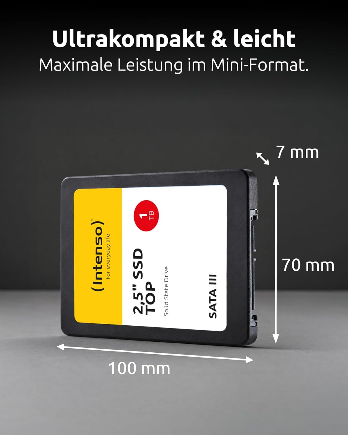 Thumbnail 4 de Intenso 3812460 Sata III Top Performance – SSD 2,5 cala, 1 TB, SATA 6 Gb/s