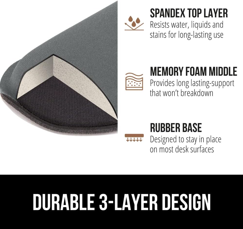 Thumbnail 5 de GORILLA GRIP Silky Gel Memory Foam Wrist Rest, 2pc 🖱