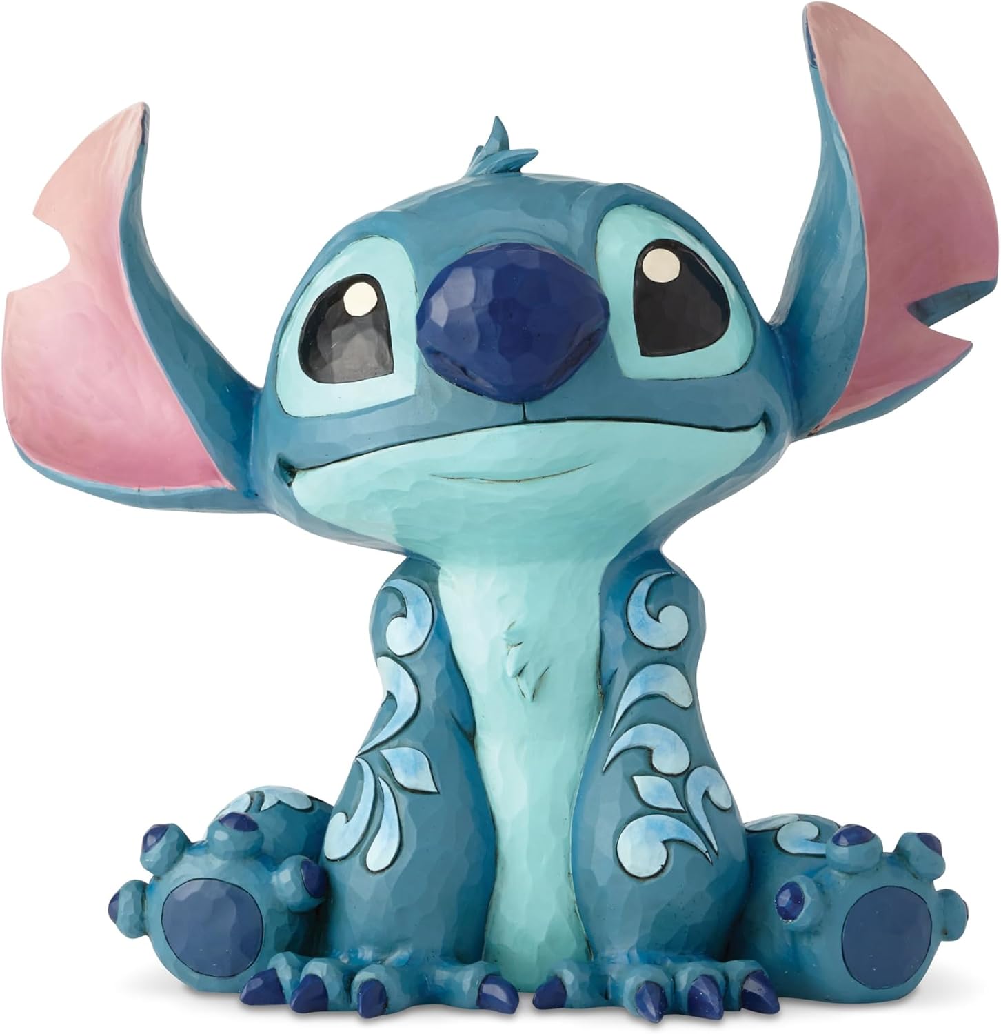 Detalle 1 de Disney Traditions Strane Forme di Vita - Stitch con la Rana: figurina in resina multicolore (70x60x100 cm)