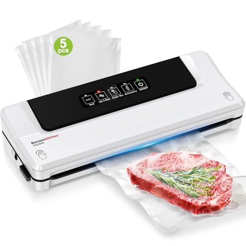 Detalle de Bonsenkitchen Machine Sous Vide Alimentaire VS2000 – Kit 5 Sacs