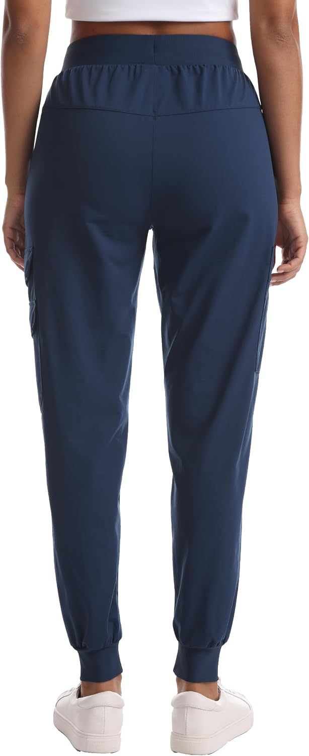 Detalle de Yoglegins Women's Lightweight Hiking Joggers, 5 Pockets, Quick-Dry, UPF 50+