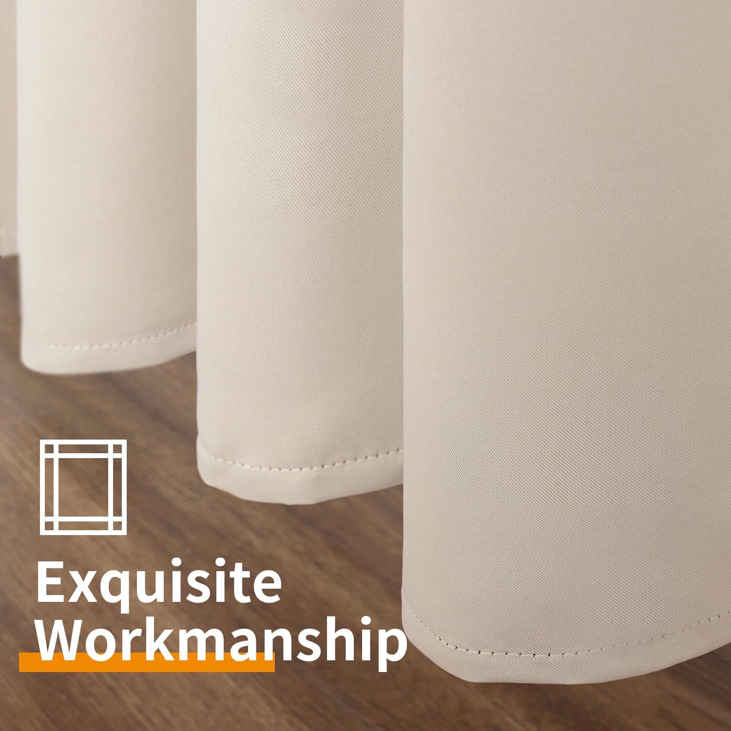 Thumbnail 5 de YoungsTex Blackout Curtains, 42 x 68 Inch