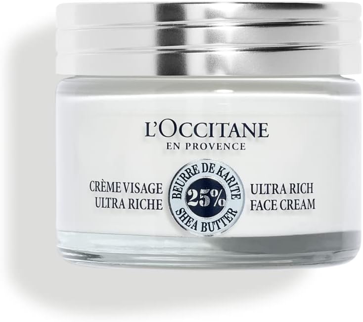 Detalle de L'OCCITANE Crema Viso Ultra Ricca Karité 50 ml: nutrimento intenso per pelli secche e sensibili