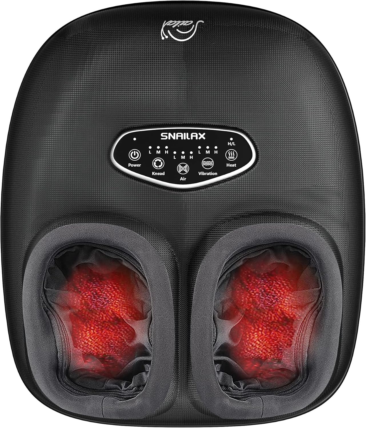 Detalle de Snailax Shiatsu Foot Massager with Heat: Deep Kneading, Compression & Vibration for Tired Feet