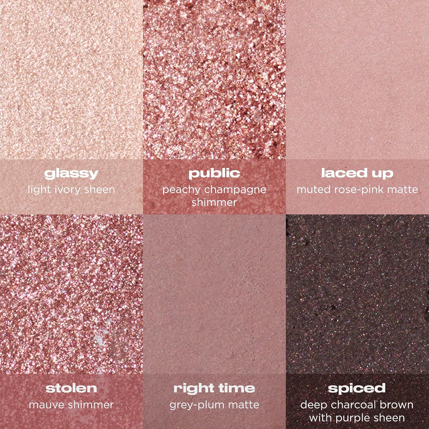 Detalle de Urban Decay Naked3 Mini 2482339 Eyeshadow Palette, 6 Rosy Neutrals
