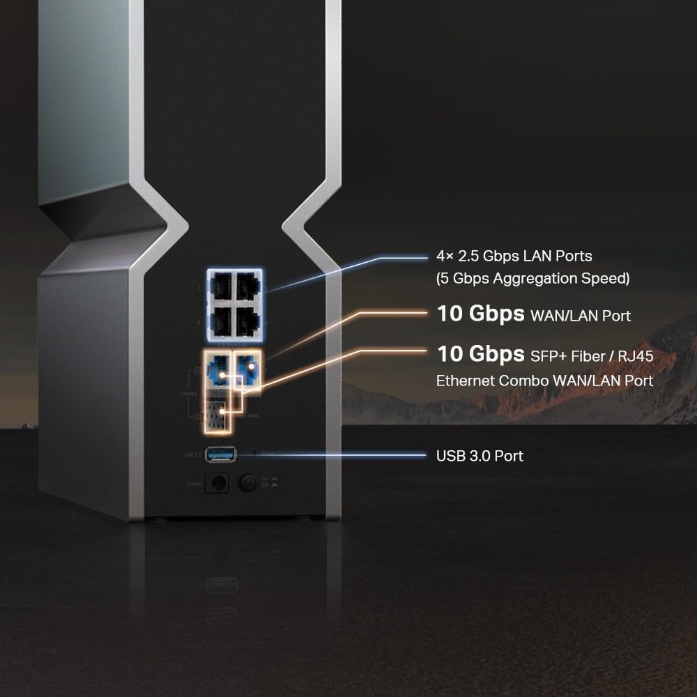 Thumbnail 5 de TP-Link Archer BE800 BE19000 Wi‑Fi 7 Tri‑banda 11520 Mbps