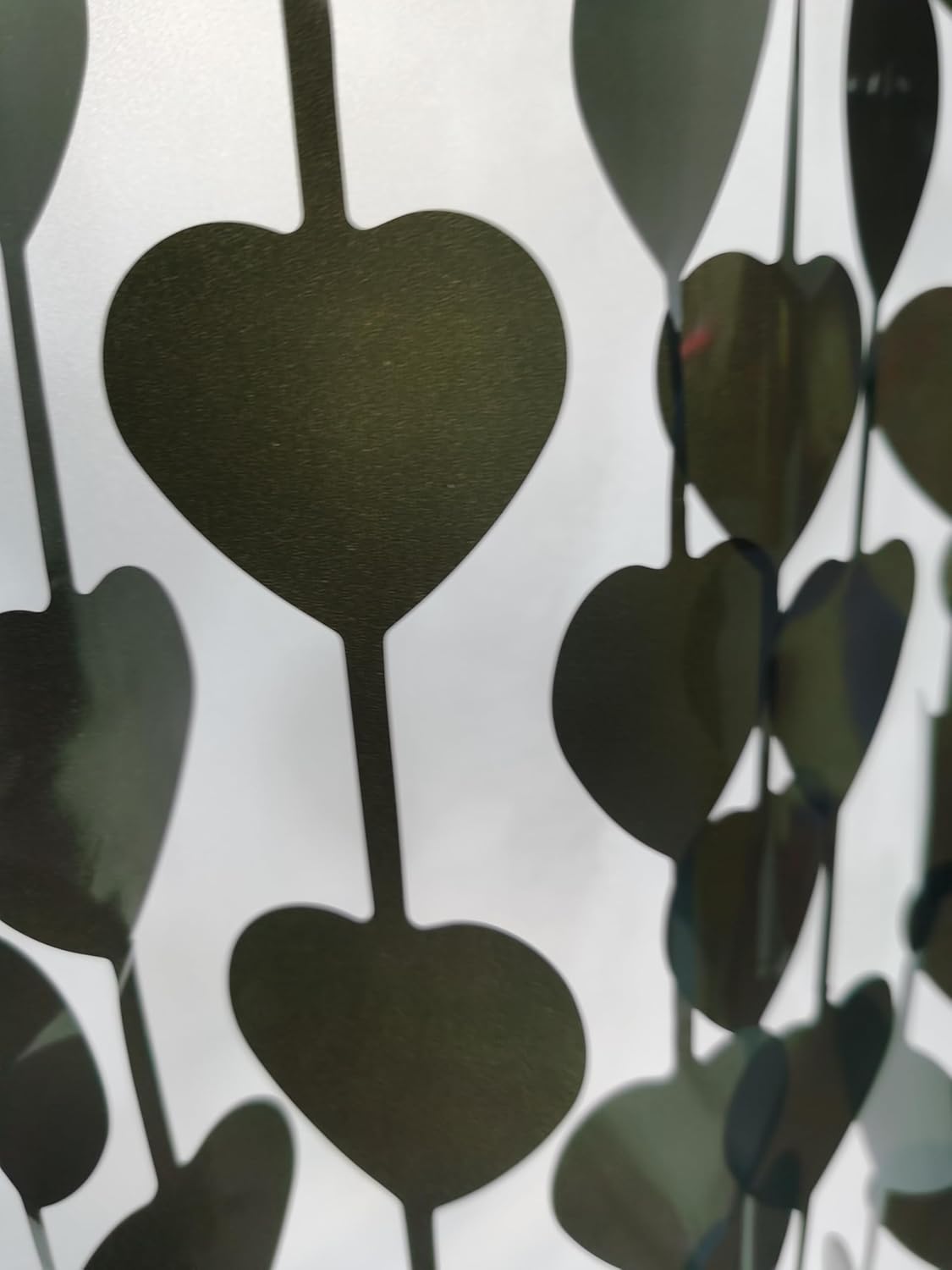 Thumbnail 3 de CYBERNOVA 2 Pack Fringe Curtain Backdrop (heart-shaped metallic tinsel foil), 3.28ft x 6.6ft, black