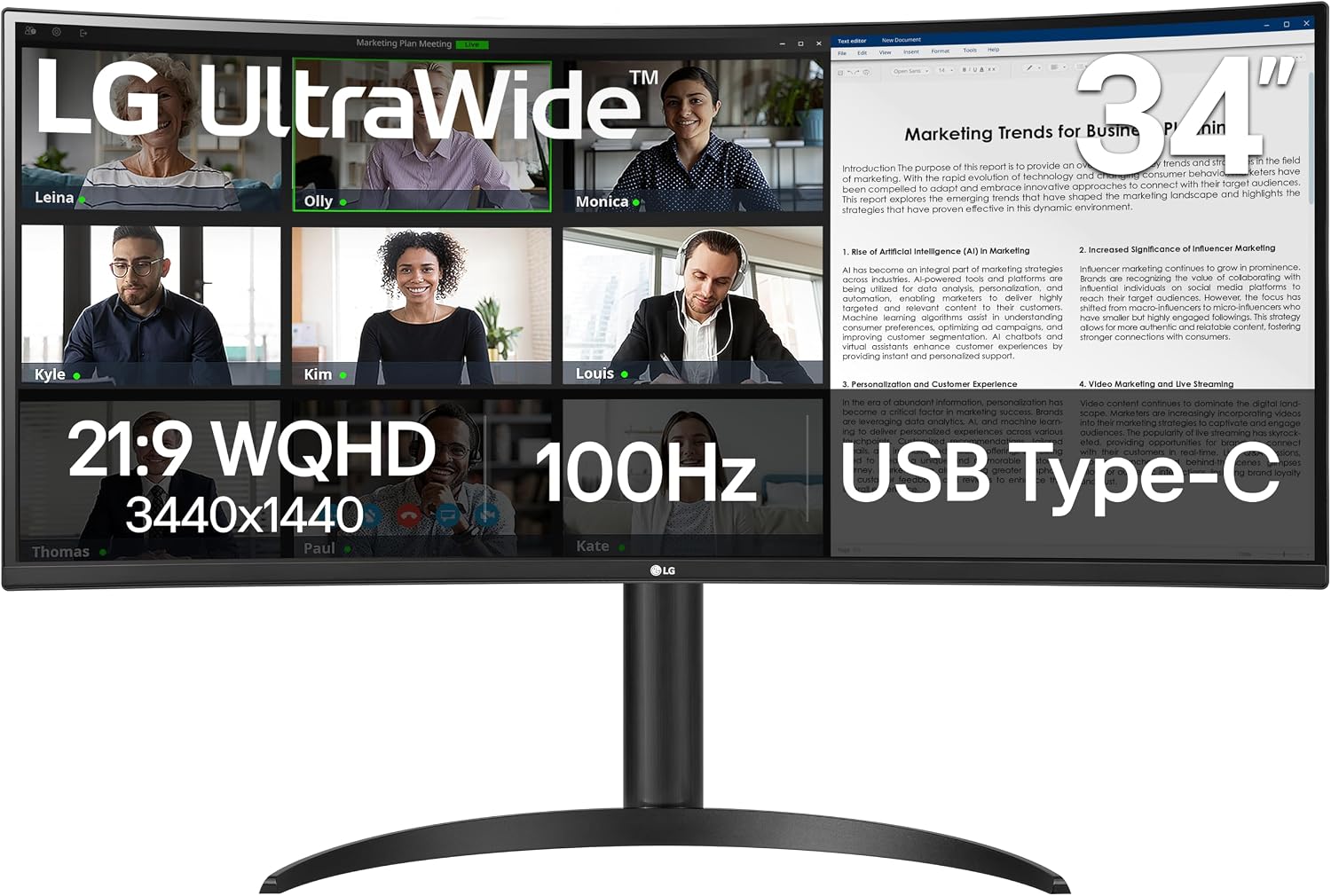 Detalle de LG UltraWide monitor 34-inch