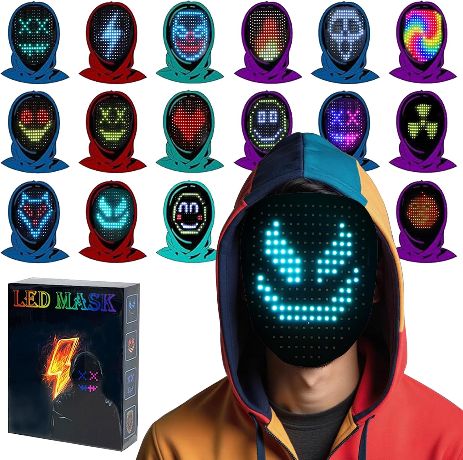 Detalle de Zonasyrn LED Mask, ABS Plastic