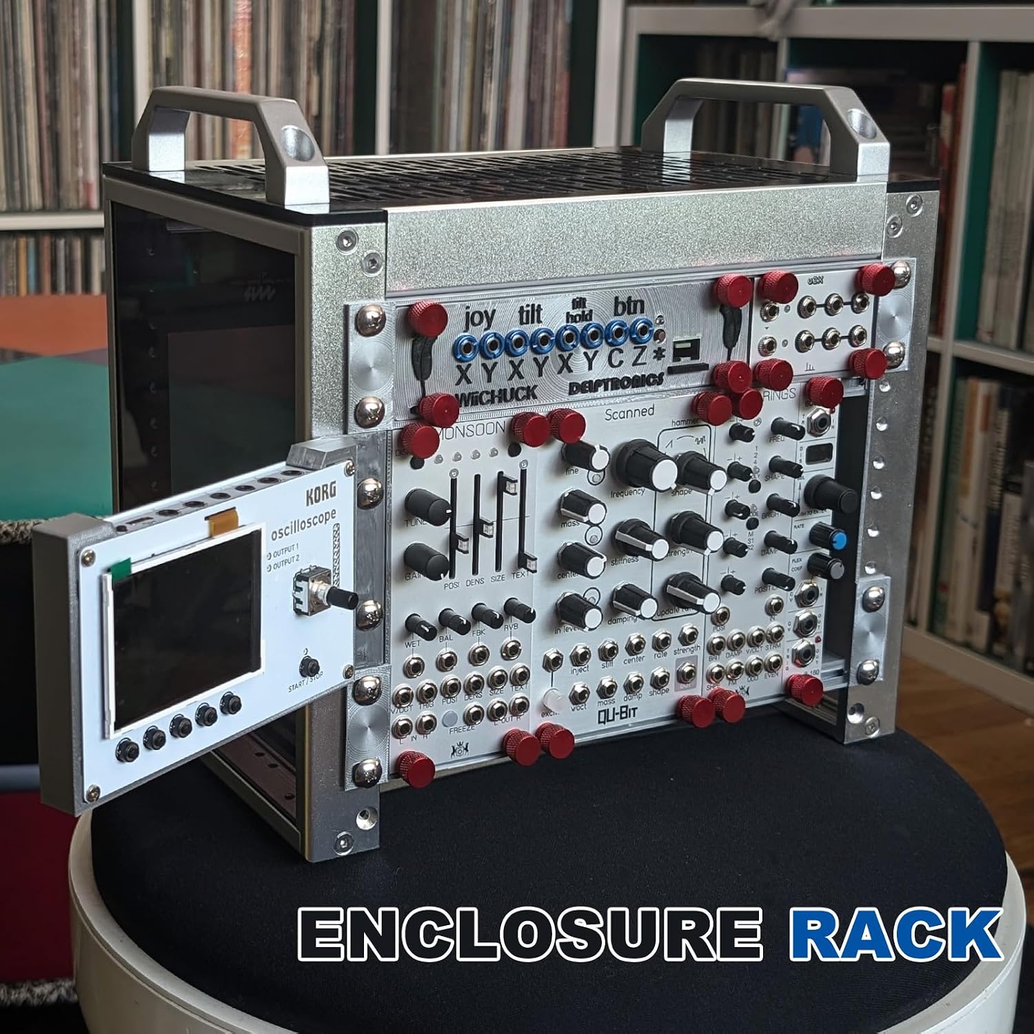 Detalle 2 de DeskPi RackMate T0 4U 10-inch server rack