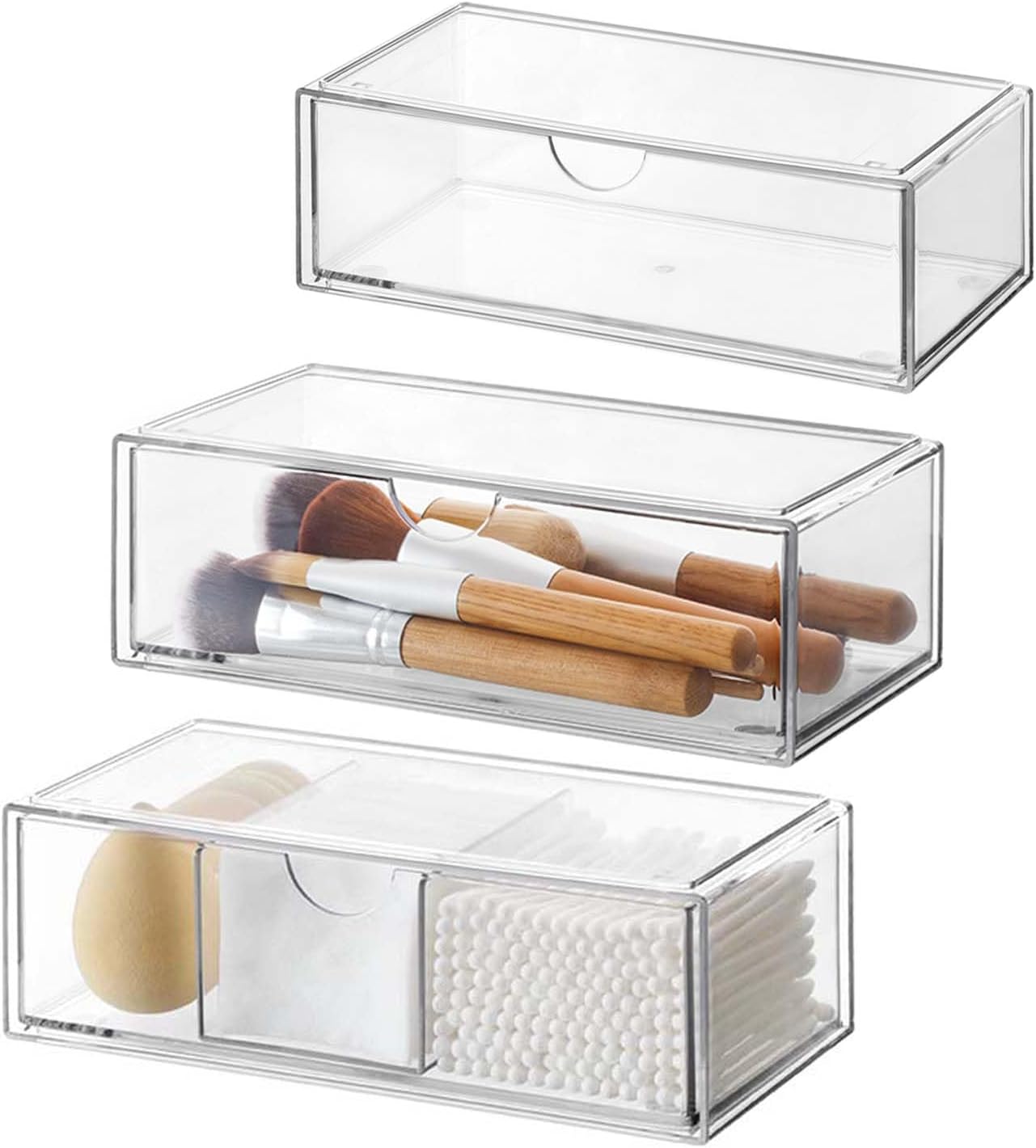Detalle de DoocliB Badezimmer Organizer Mini 3er Set