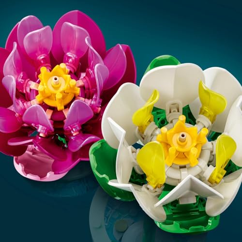 Detalle de LEGO Botanicals Les Nénuphars - Set de Fleurs Artificielles (11511)