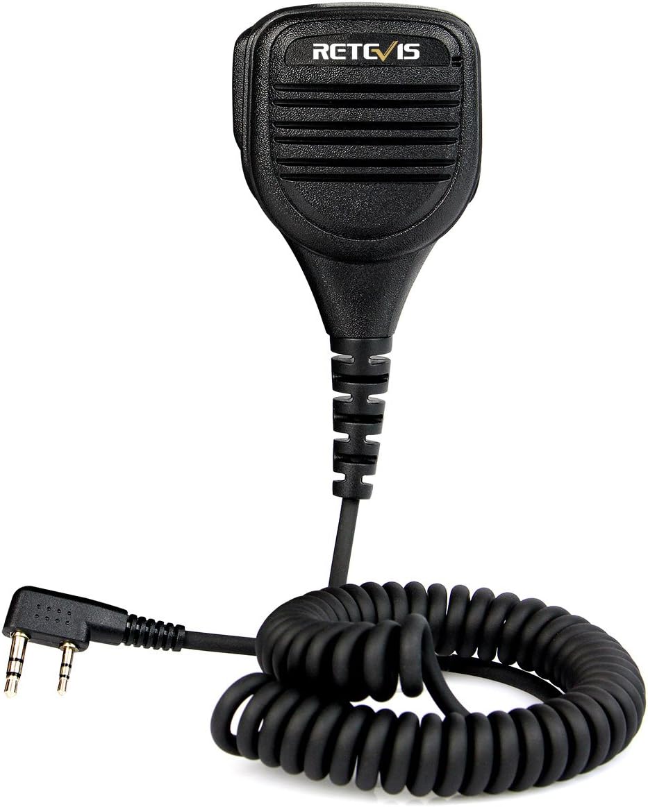 Detalle de Retevis Talkie Walkie 2pin Micro haut‑parleur