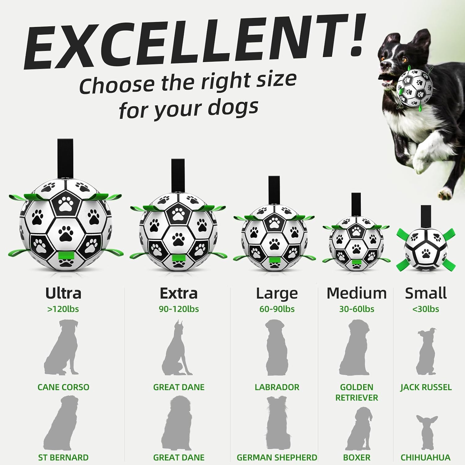 Thumbnail 4 de HETOO Dog Balls 6 Inch Durable Floating Toy