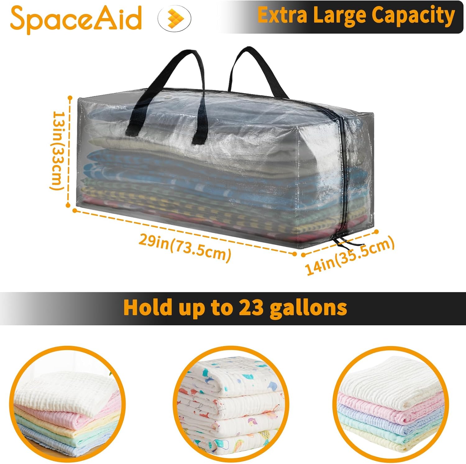 Thumbnail 4 de SpaceAid Heavy Duty Moving Bags 8-pack
