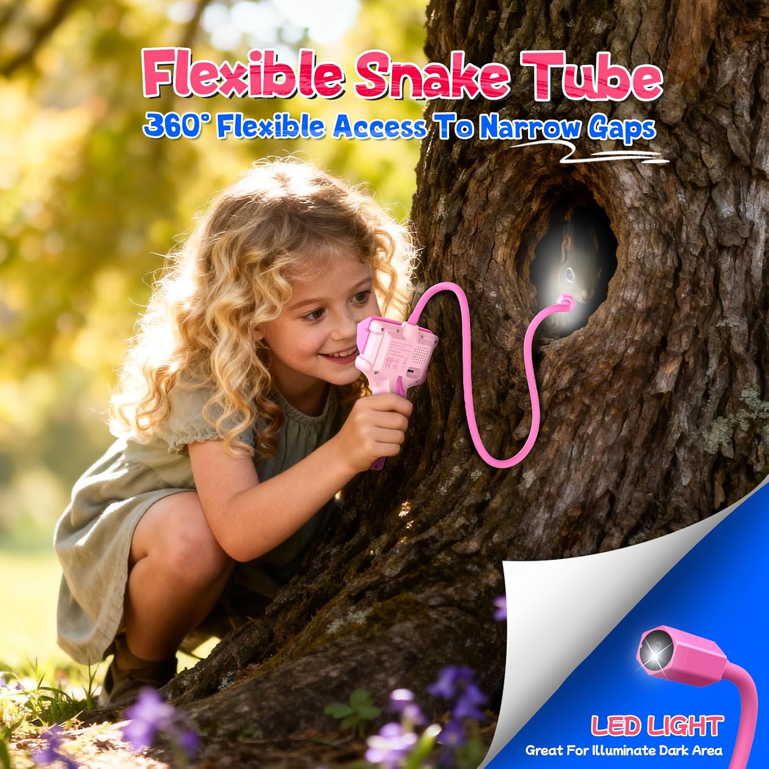 Thumbnail 6 de Outdoor Endoscope Camera for Kids: 2.4" LCD, IP67, 32GB Included – for 3–9 Year Olds