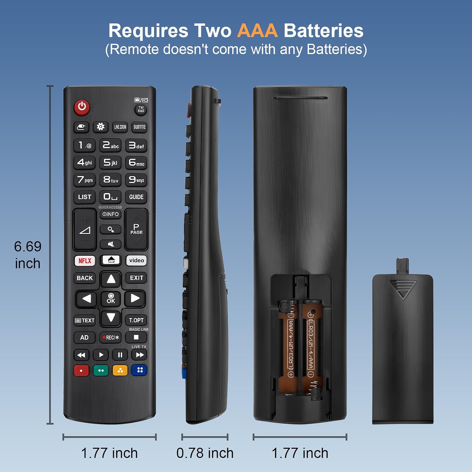 Thumbnail 6 de LG AKB75095308 Universal Remote for 4K Smart TVs