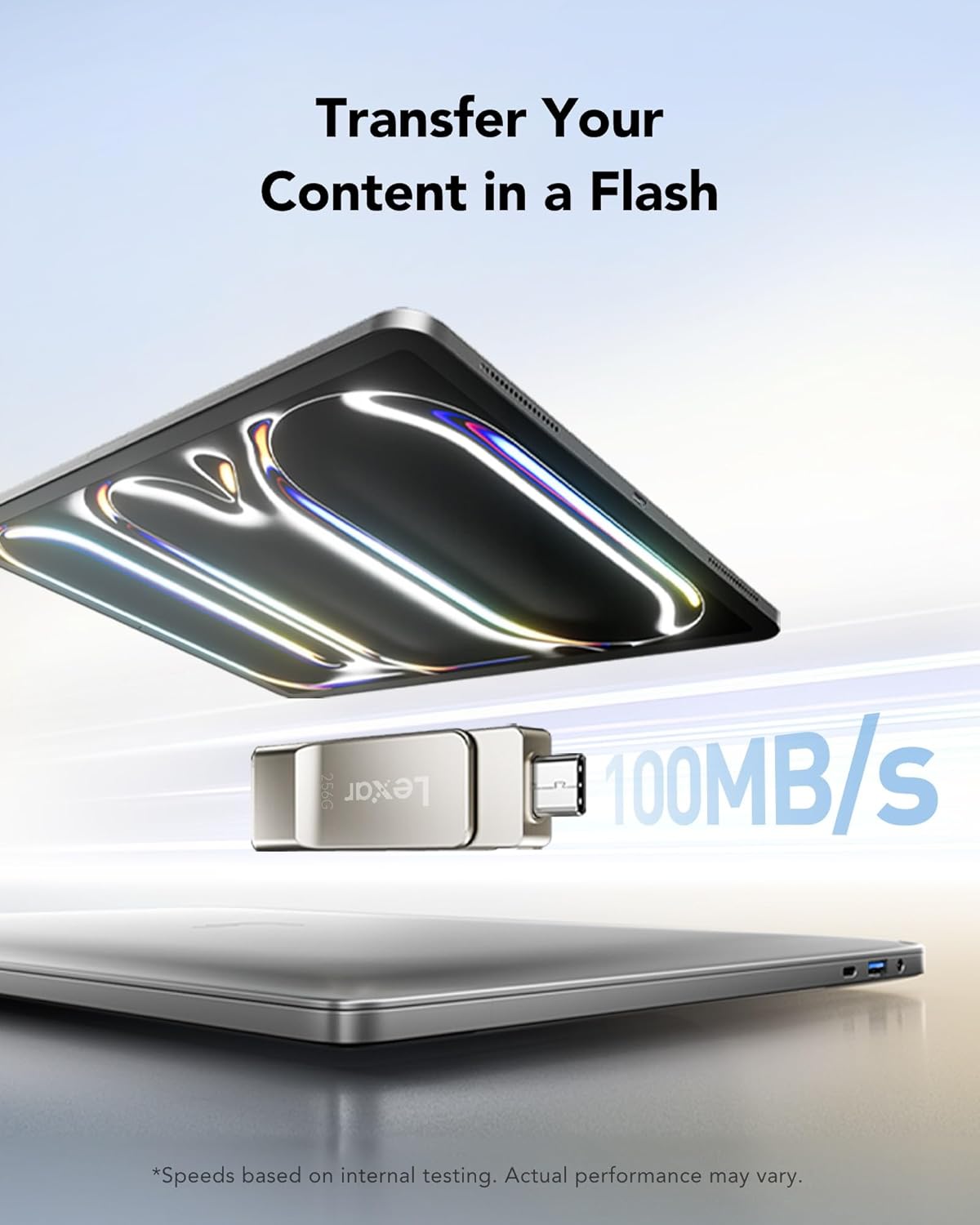 Detalle 2 de Lexar D40E 256GB USB‑C Dual Drive