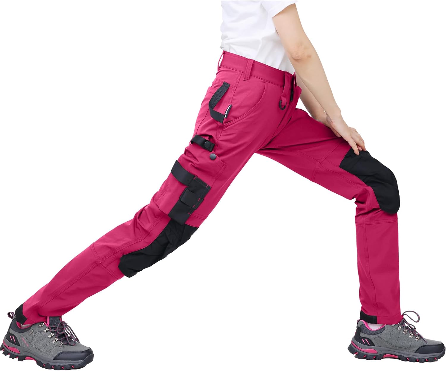 Thumbnail 3 de WORK IDEA Damen Slim-Fit Stretch Arbeitshose mit Cordura an kritischen Bereichen – elastisch, robust & mit Taschen