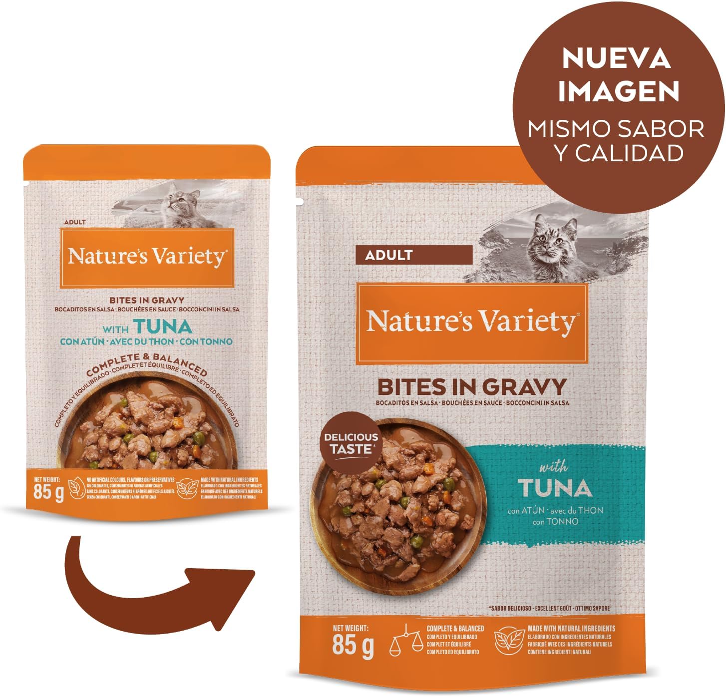 Thumbnail 2 de Nature's Variety Bocaditos en Salsa Gatos