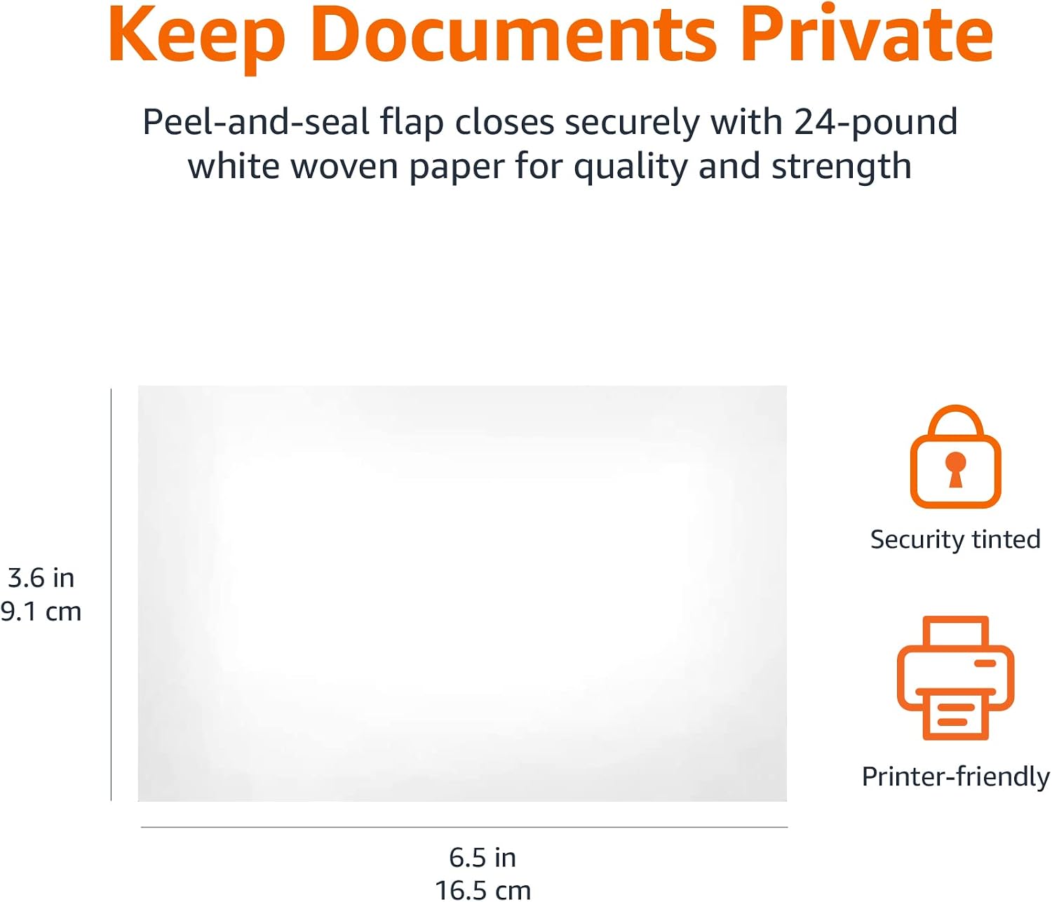 Thumbnail 6 de Amazon Basics #6 3/4 Security Tint Envelopes with Peel & Seal, 300-Pack