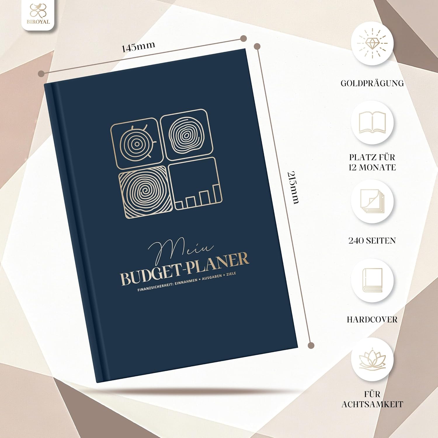 Thumbnail 1 de BIROYAL Budget Planner 12 Monate 📒
