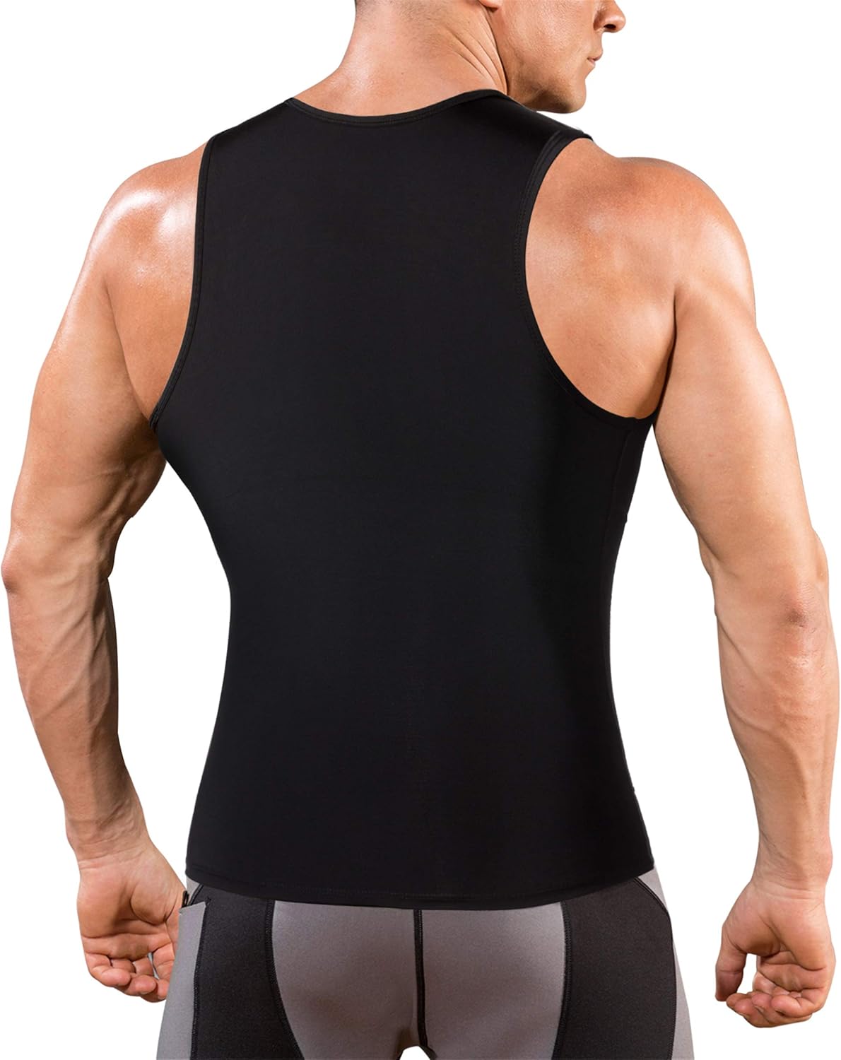 Thumbnail 3 de CHUMIAN Maglietta Compressione Uomo – Canotta Contenitiva Snellente per Allenamento