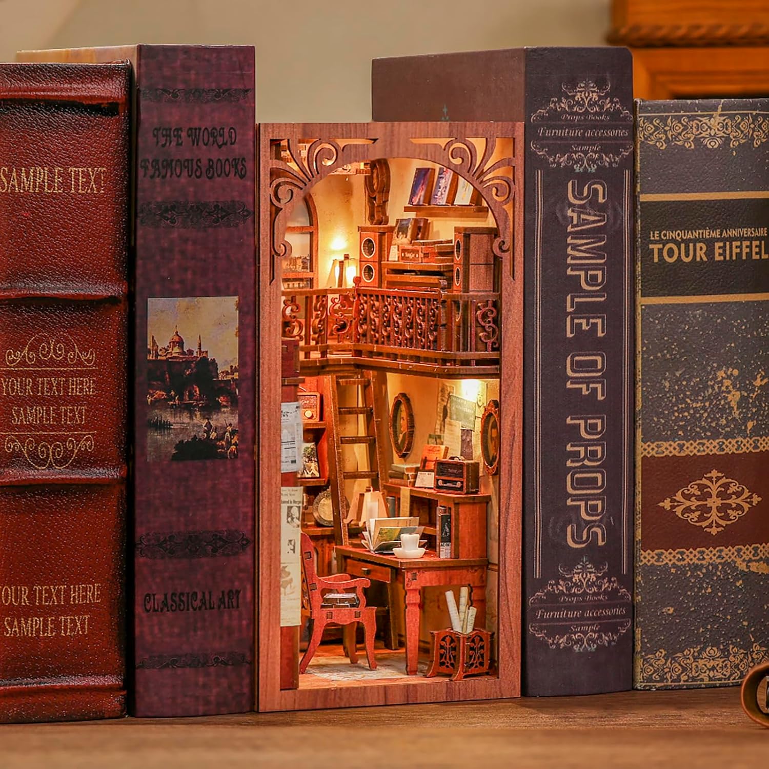 Thumbnail 6 de Cutefun Book Nook Kit 3D miniature book nook