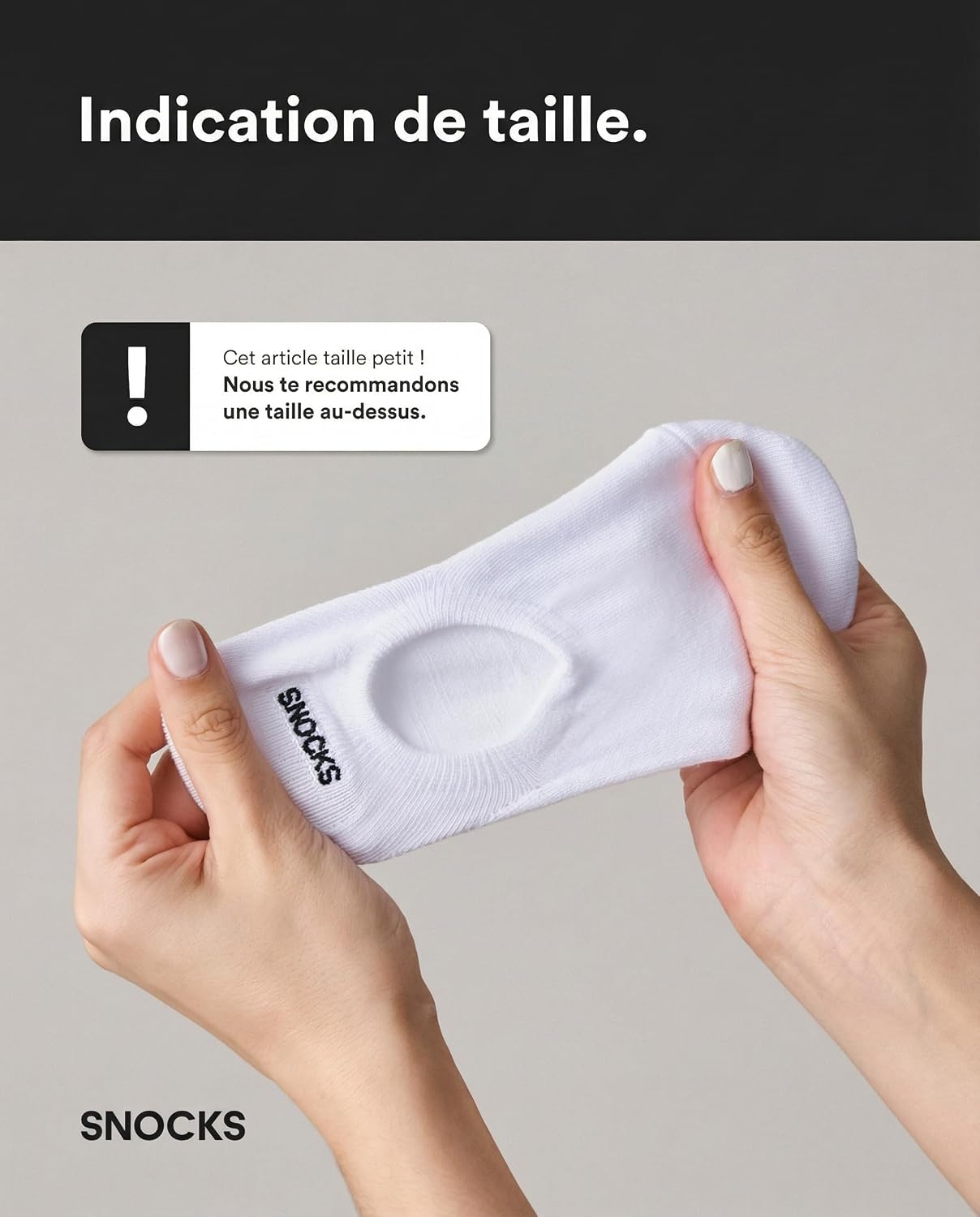 Thumbnail 2 de Snocks Socquettes Femme et Homme - Lot de 6, coton bio certifié, antidérapantes et respirantes (Taille 35-50)