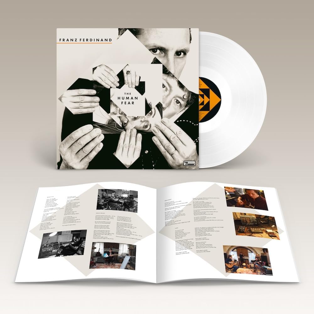 Detalle de フランツ・フェルディナンド The Human Fear WIGLP495XBR ホワイト・ヴァイナル・アナログ盤
