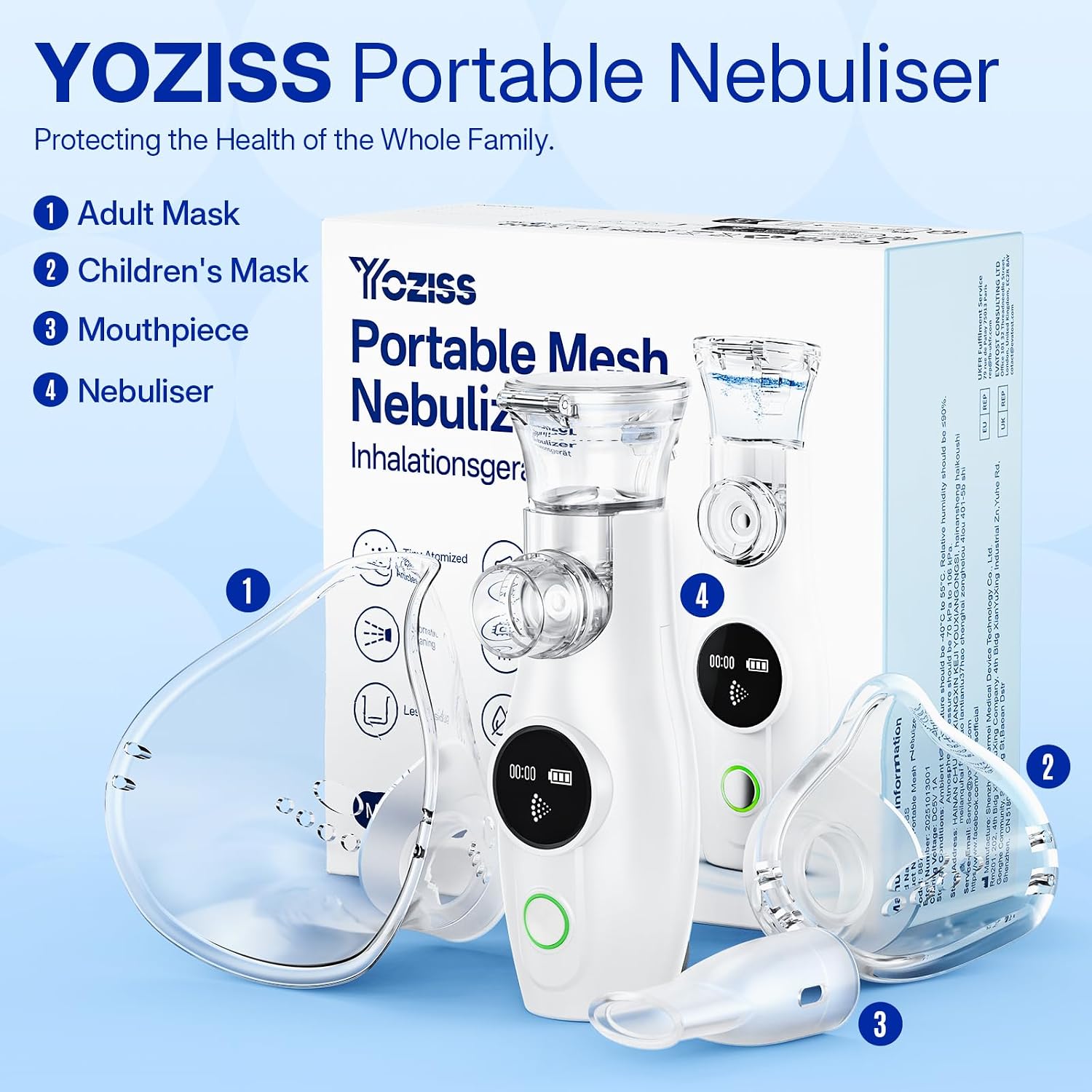 Thumbnail 6 de YOZISS Nebulizador Portátil 30 dB