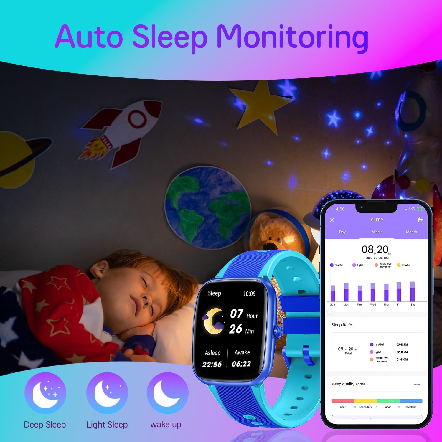Detalle de Smartwatch Fitness bambini 1.75