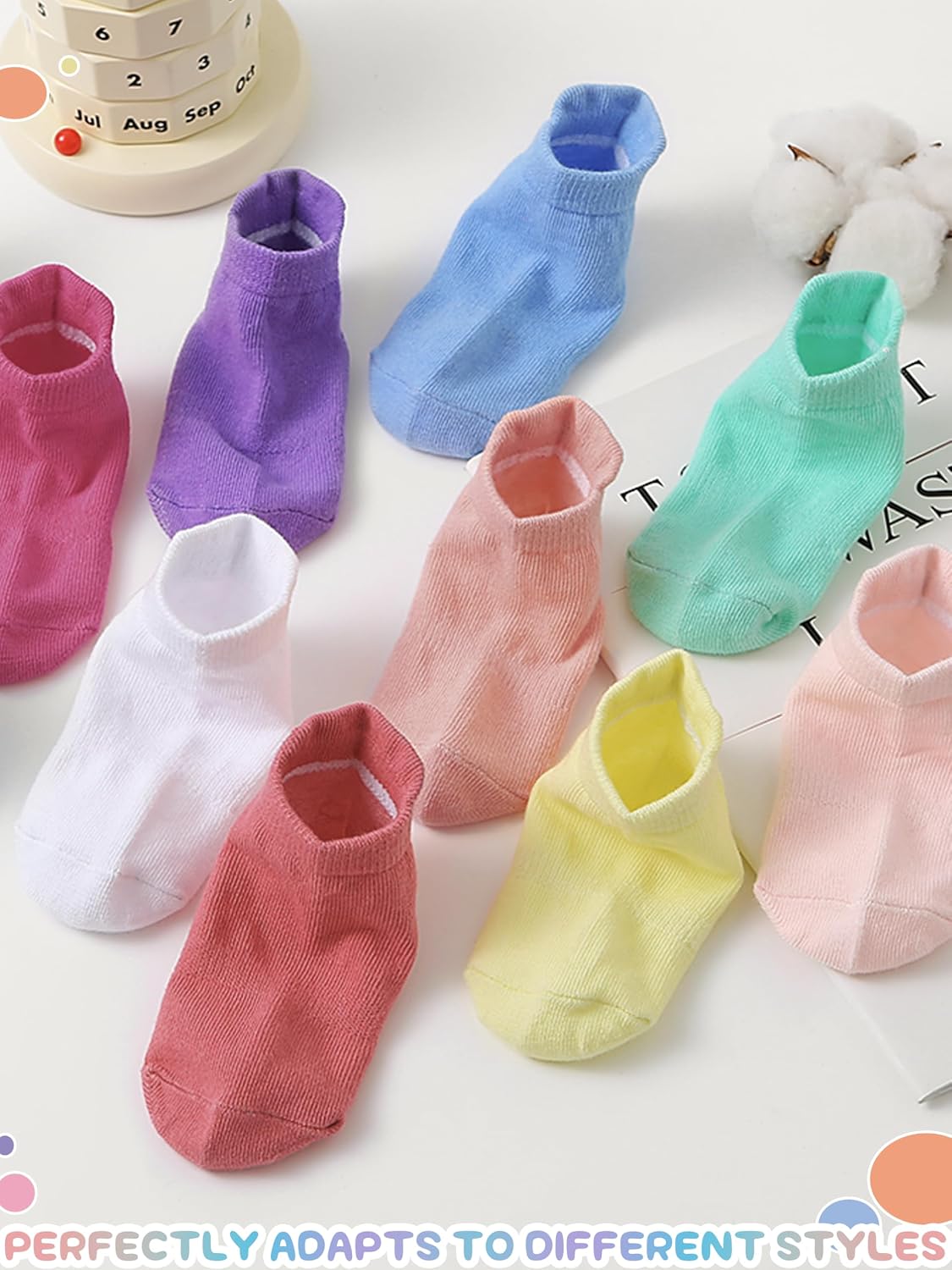 Thumbnail 5 de Aroveea Baby Toddler Socks 12 Pack