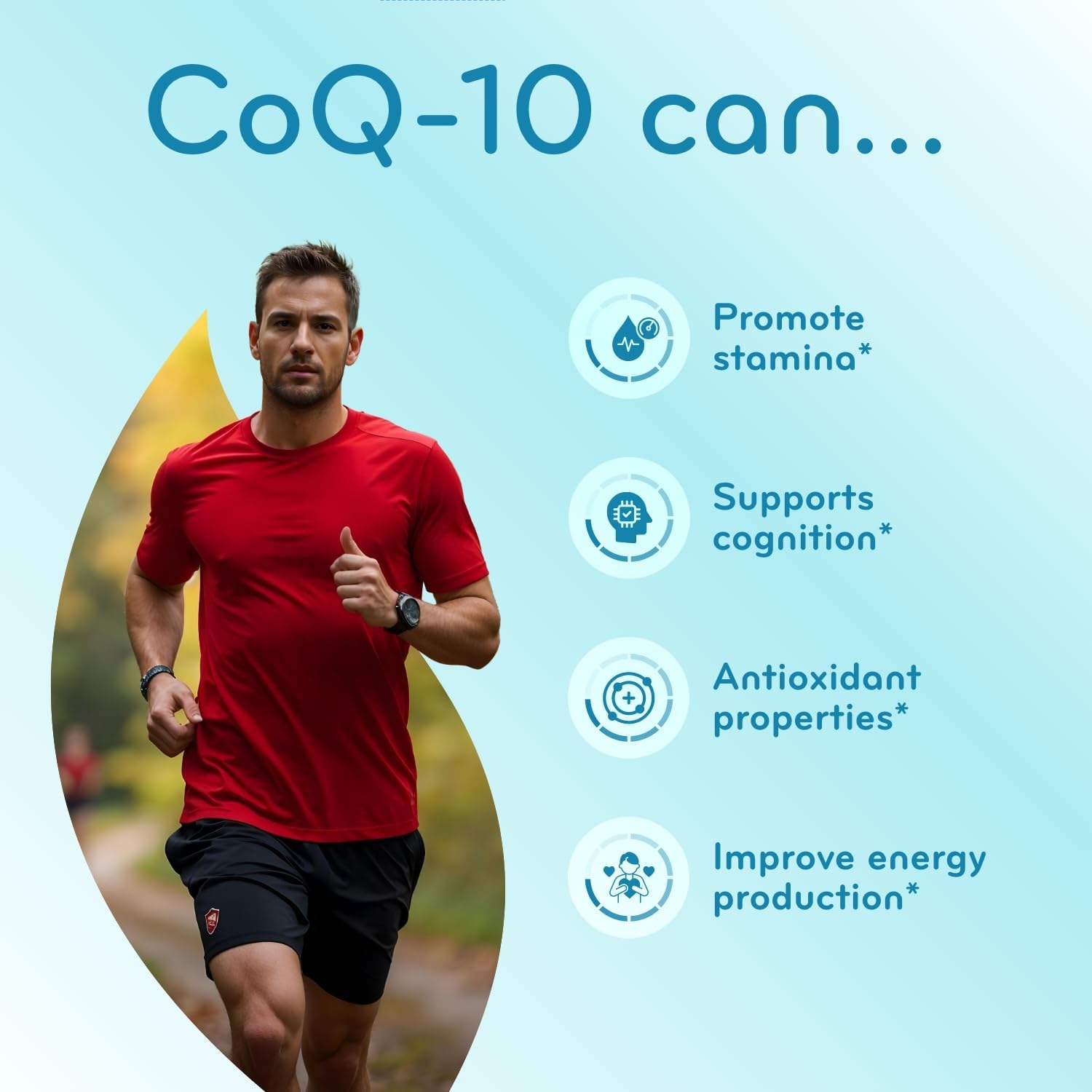 Detalle de Clear Formulas CoQ10 200mg Ubiquinone Capsules, 200 Count