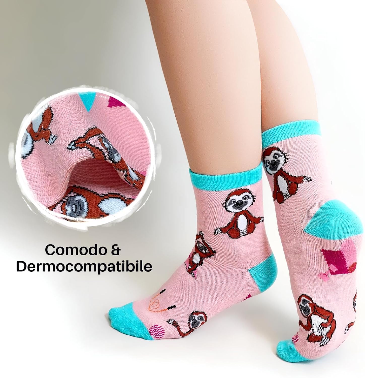 Thumbnail 3 de ZAKASA Calzini donna cotone panda