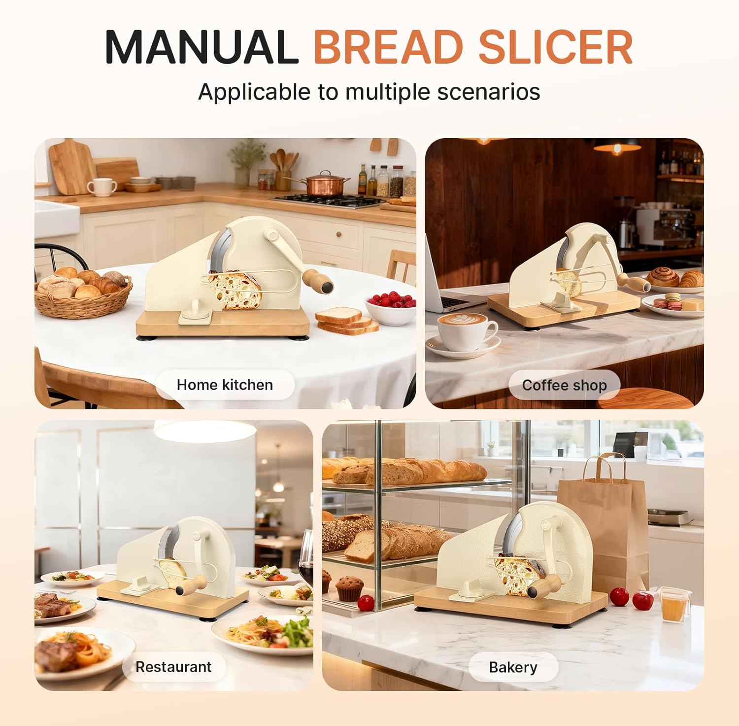 Thumbnail 6 de Upgraded Manual Bread Slicer for Sourdough