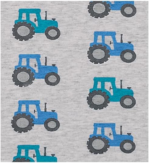 Detalle de Sterntaler Multifunktionstuch Traktor – Jungen Halstuch & Mütze aus Melange-Singlejersey mit UV-Schutz 50+ (Größe 1, silber)