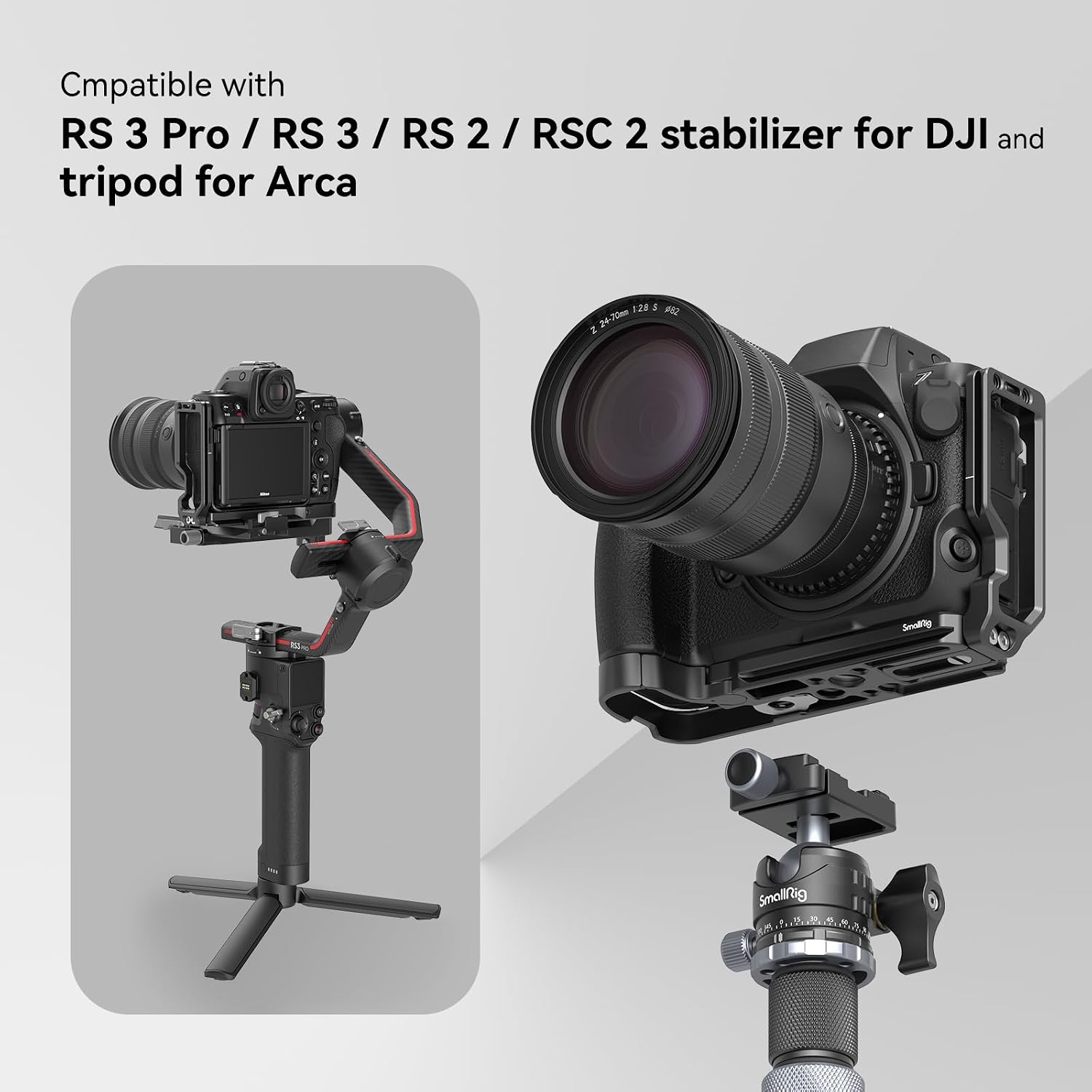 Thumbnail 4 de SMALLRIG Z 8 L-Bracket for Nikon Z8