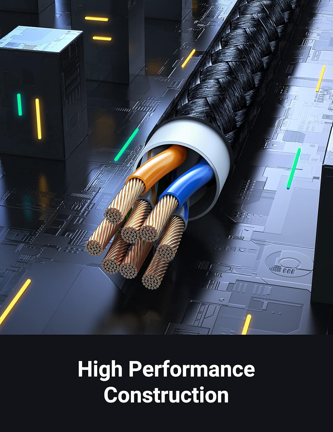 Thumbnail 5 de UGREEN Ethernet Cable 3M: High‑Speed Cat 6 Gigabit Network Cable